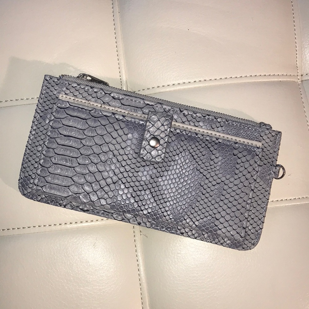 Adrienne Vittadini snakeskin wallet